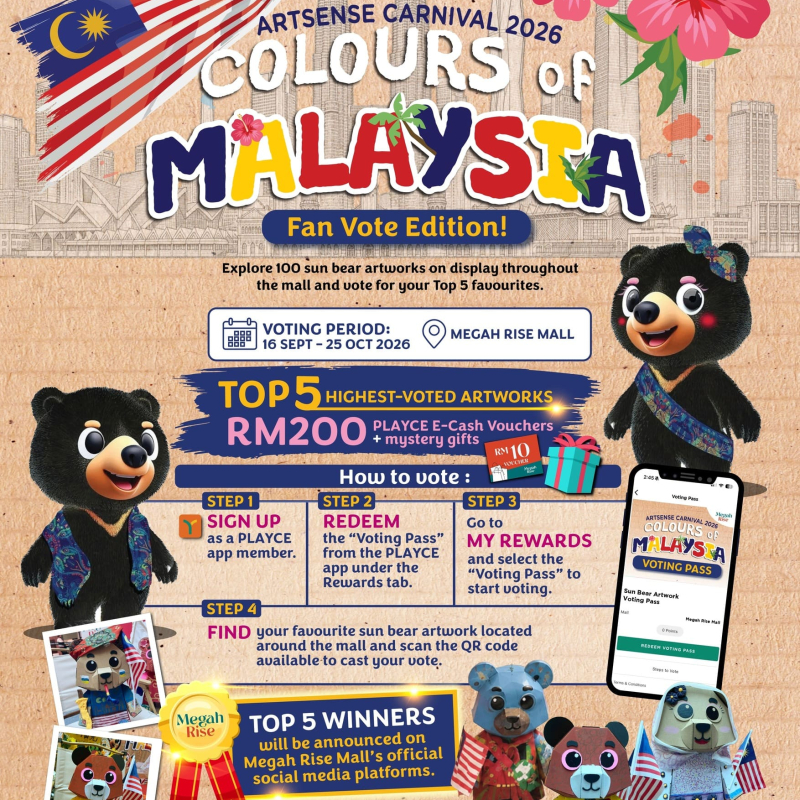 Artsense Carnival 2026 Colours of Malaysia - Fan Vote Edition