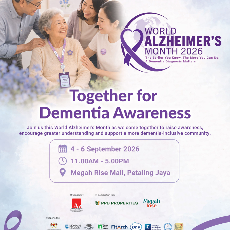 World Alzheimer's Month 2026 at Megah Rise Mall